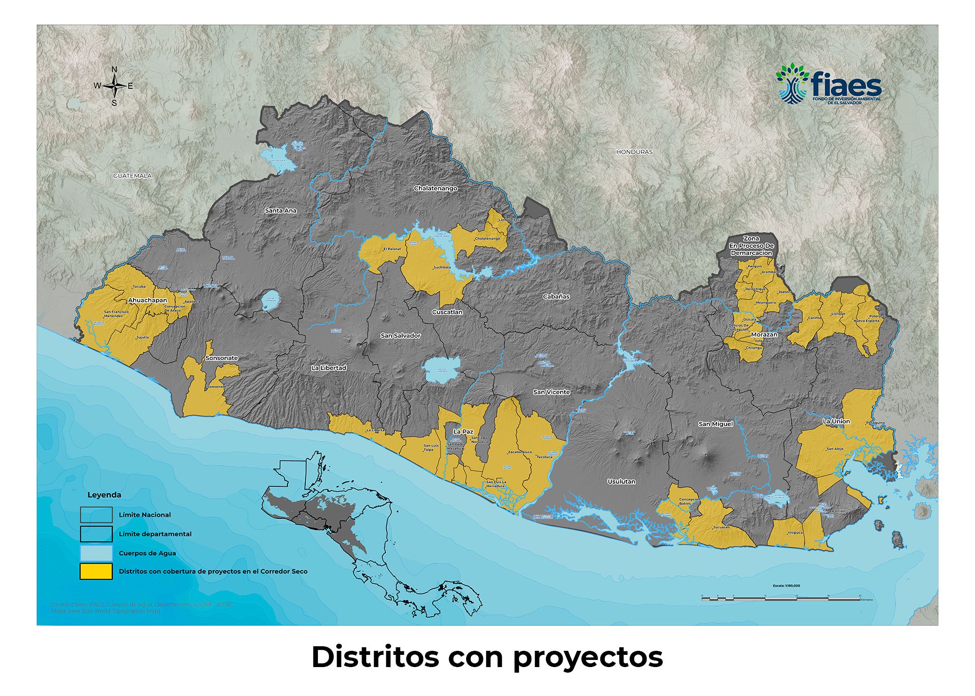 Mapa Distritos con proyectos